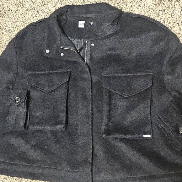 Nine West  fleece bomber shacket - Picture 9 of 10